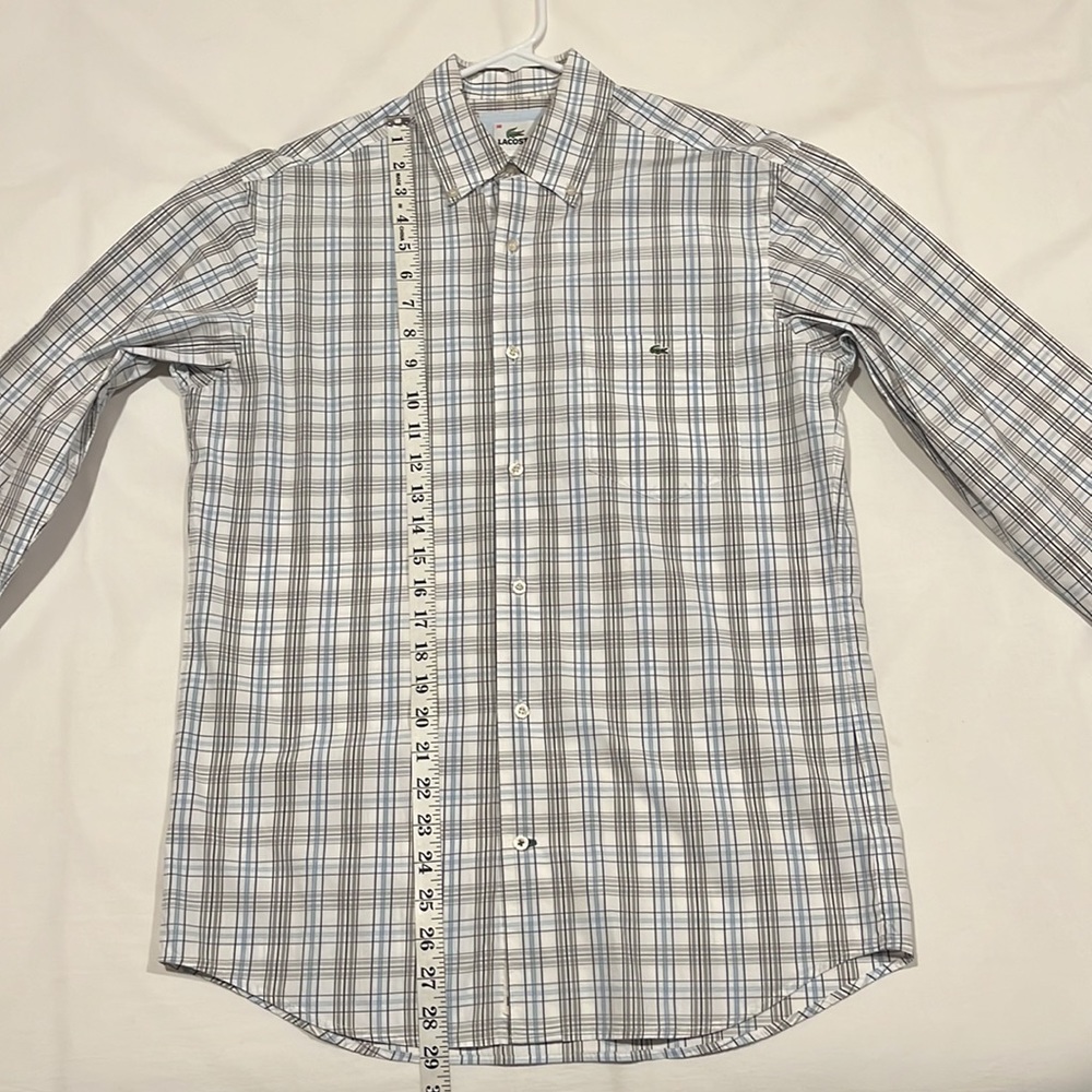 Lacoste Plaid Button Up - Picture 9 of 9